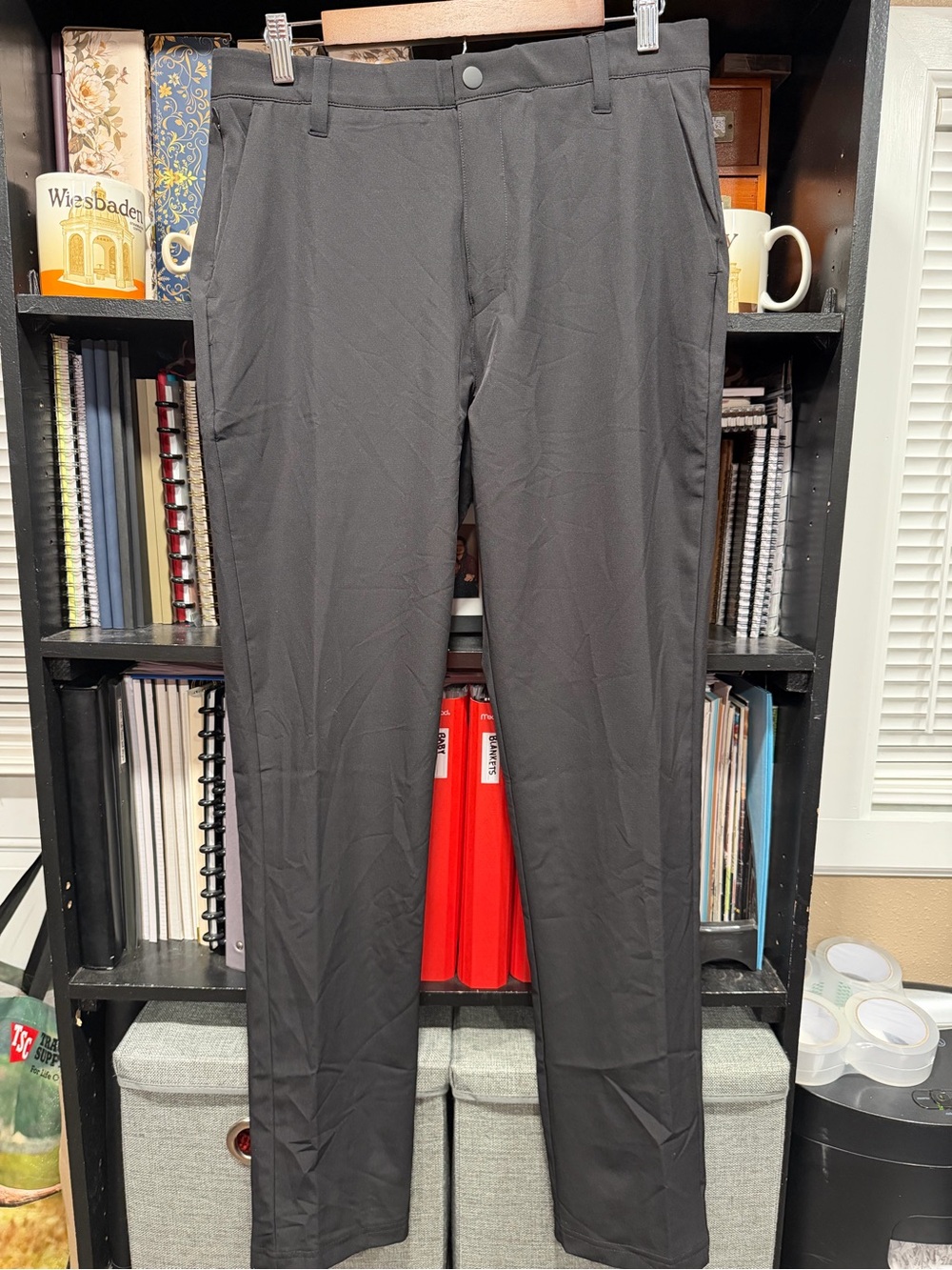Xersion Men's Black Straight Stretch Pants